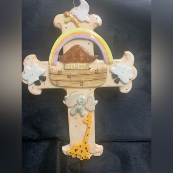 Cross nursery Wall Decor - Noah’s Ark 12.5”long and 9” wide - Picture 4 of 16